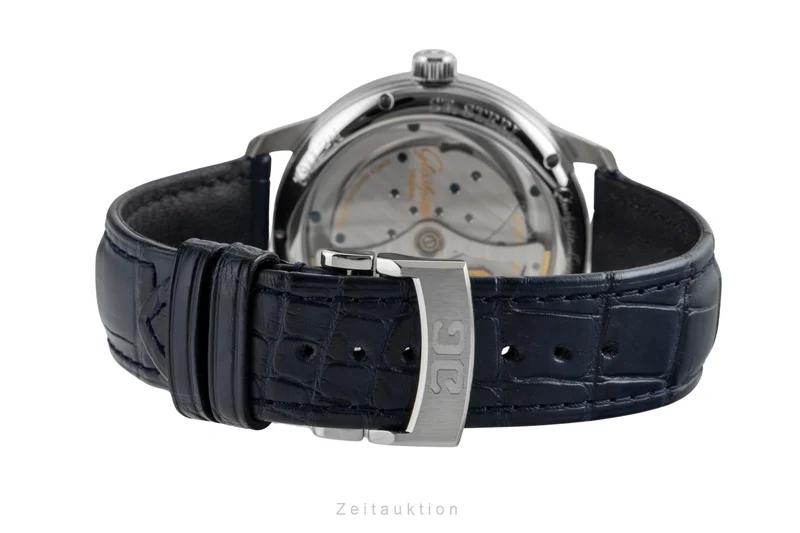 Glashütte PanoMaticInverse steel automatic men's watch 1-91-02-02-02-30 LP: 15100EUR [2602374]