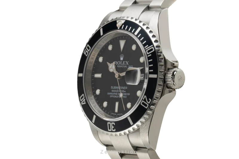 Rolex Submariner steel automatic men's watch 16610 T [2602386]