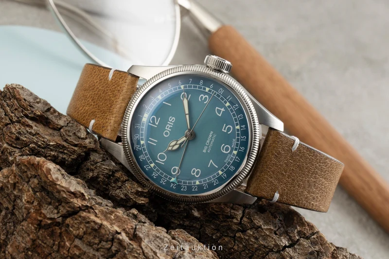 Oris Big Crown steel automatic men's watch 01 754 7779 4065-Set LP: 2250EUR [2602389]