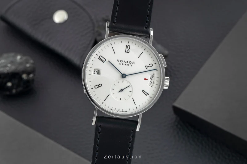 Nomos Tangomat steel automatic men's watch 635 LP: 4040EUR [2602405]