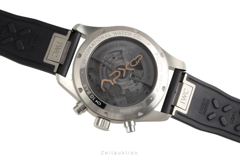 IWC Fliegerchronograph steel automatic men's watch IW388116 LP: 7700EUR [2602409]