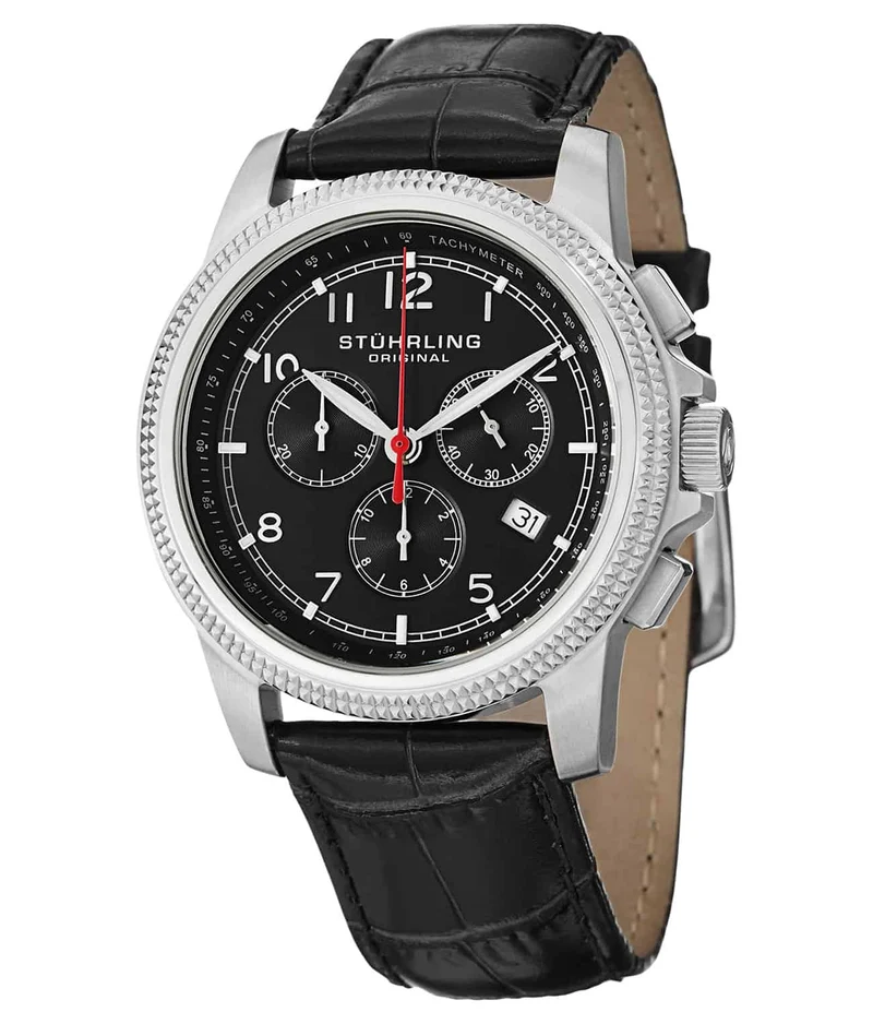 Stührling Targa Courant 717 Quartz 43mm Chronograph