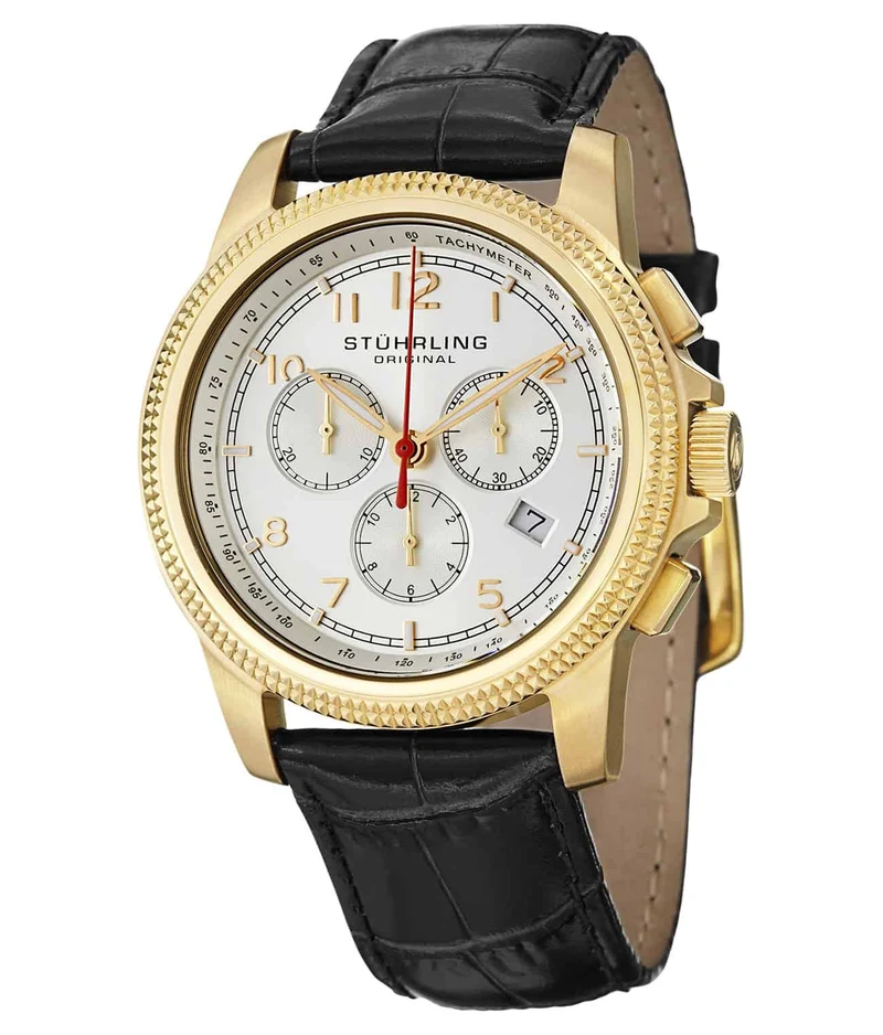 Stührling Targa Courant 717 Quartz 43mm Chronograph