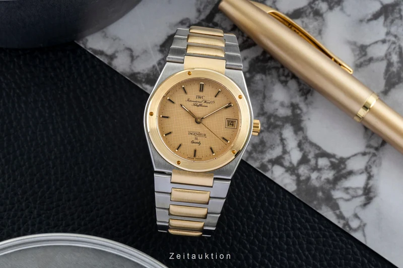 IWC Ingenieur steel / gold quartz men's watch 3305 [2601795]