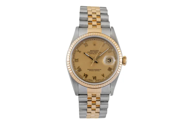 Rolex Datejust steel / gold automatic men's watch 16233 [2601556]