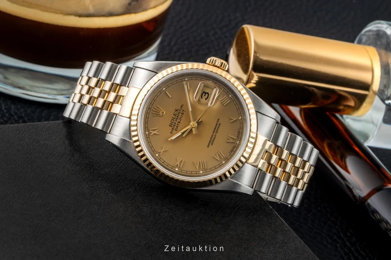 Rolex Datejust steel / gold automatic men's watch 16233 [2601556]