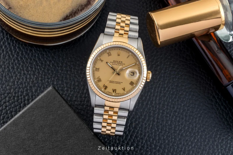 Rolex Datejust steel / gold automatic men's watch 16233 [2601556]