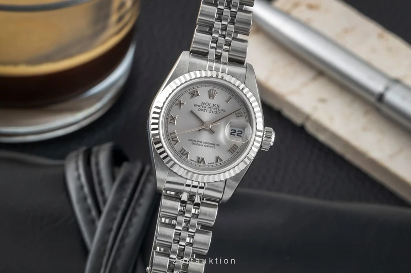 Rolex Lady Datejust steel / white gold automatic women's watch 79174 [2601273]
