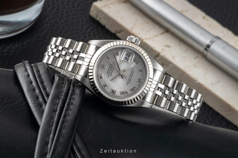 Rolex Lady Datejust steel / white gold automatic women's watch 79174 [2601273]