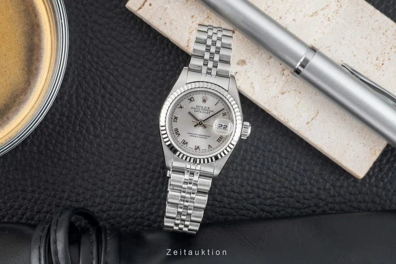 Rolex Lady Datejust steel / white gold automatic women's watch 79174 [2601273]