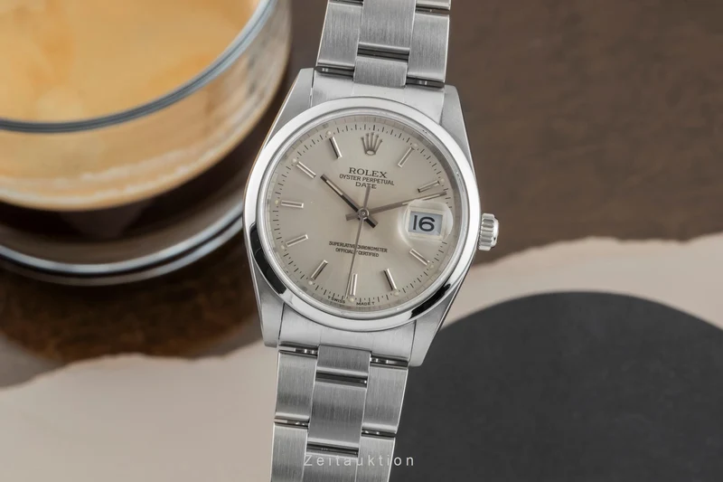 Rolex Date steel automatic men's watch 15200 [2601763]
