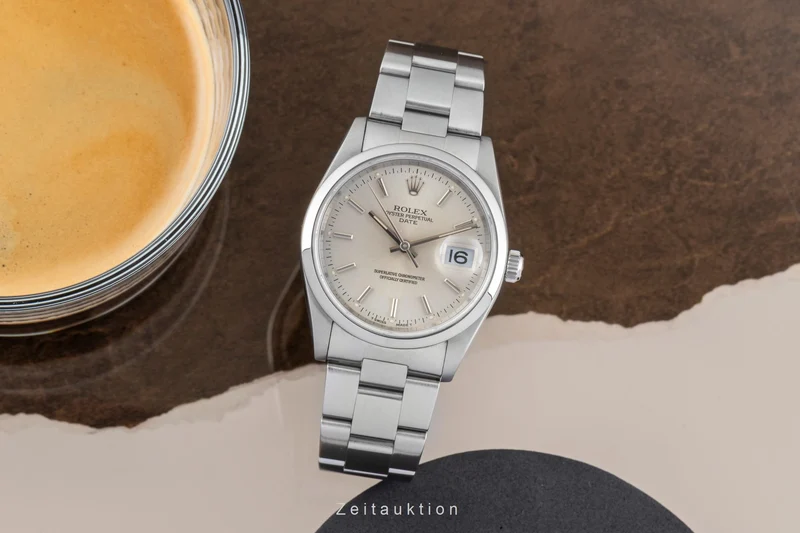 Rolex Date steel automatic men's watch 15200 [2601763]