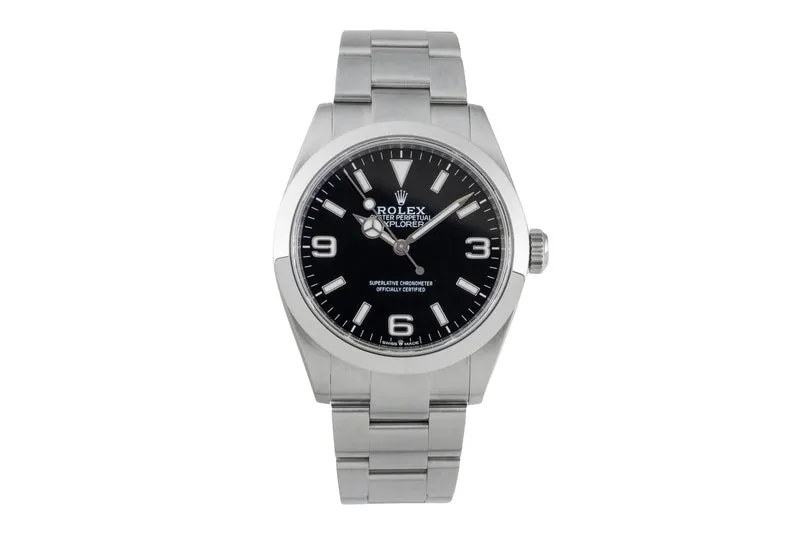 Rolex Explorer steel automatic men's watch 224270 [2601744]