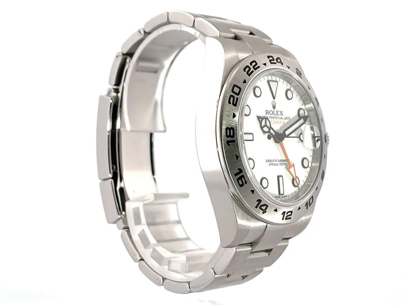 Rolex Explorer II 42 Edelstahl 216570 weißes Zifferblatt aus 2020