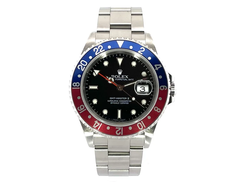 Rolex GMT Master II 16710 Pepsi LC100 aus 2001 P-Serie