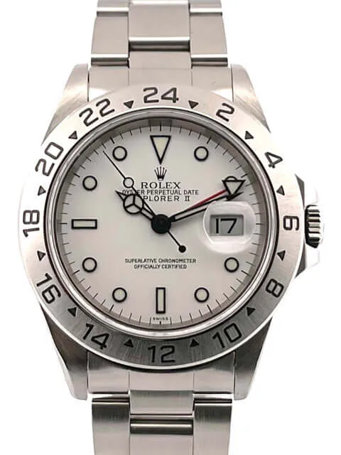 Rolex Explorer II Ref. 16570 Zifferblatt Weiß aus 1999 A-Serial