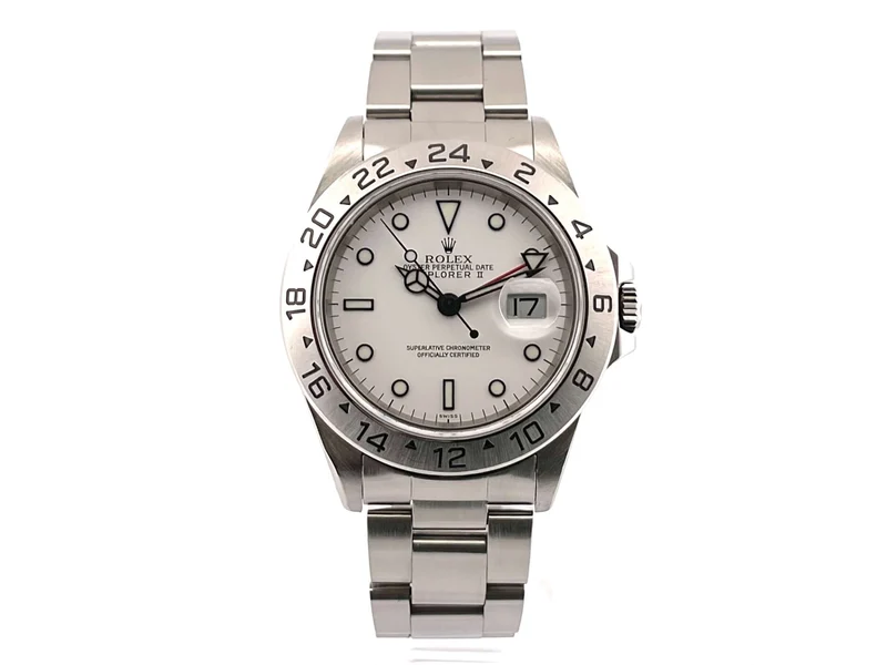 Rolex Explorer II Ref. 16570 Zifferblatt Weiß aus 1999 A-Serial