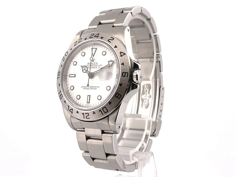 Rolex Explorer II Ref. 16570 Zifferblatt Weiß aus 1999 A-Serial