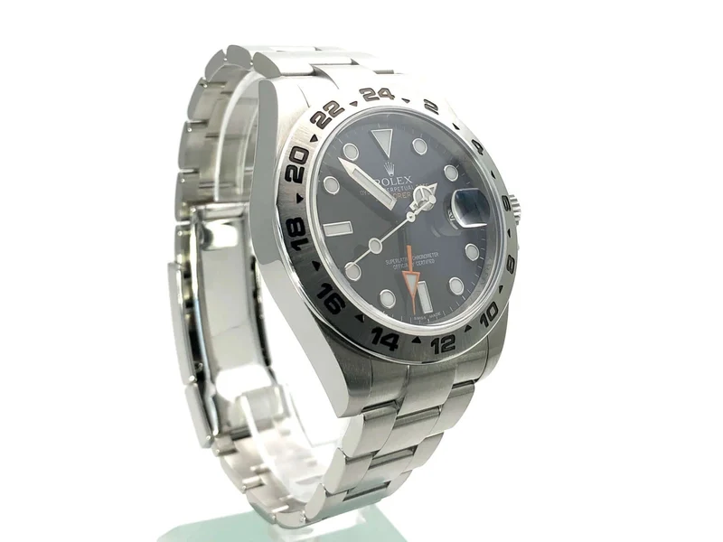 Rolex Explorer II 42 Edelstahl 216570 schwarzes Zifferblatt aus 2016