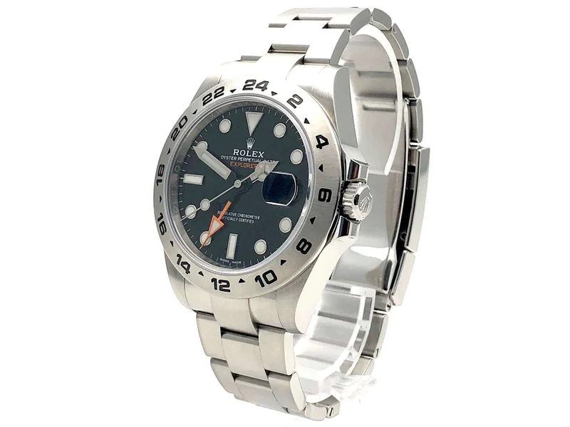 Rolex Explorer II 42 Edelstahl 216570 Schwarz aus 2018 LC100