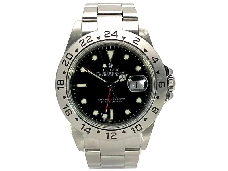 Rolex Explorer II Ref. 16570 Zifferblatt Schwarz aus 1999 A-Serial