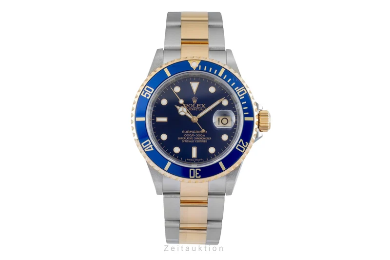 Rolex Submariner steel / gold automatic men's watch 16613 T [2601858]