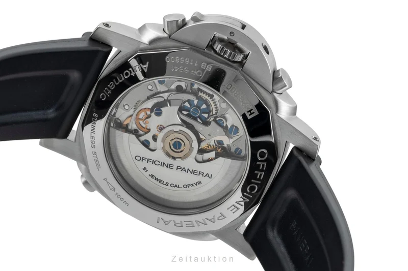 Panerai Luminor chronograph steel automatic men's watch PAM00213 [2601796]