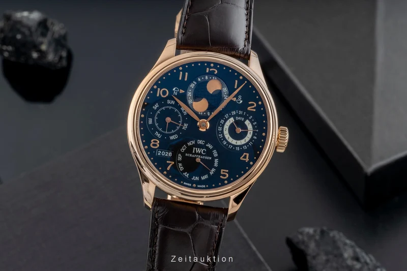 IWC Portugieser 18 ct red gold automatic men's watch IW502122 LP: 56900EUR [2601827]