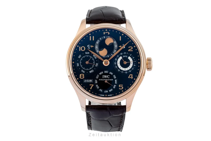 IWC Portugieser 18 ct red gold automatic men's watch IW502122 LP: 56900EUR [2601827]
