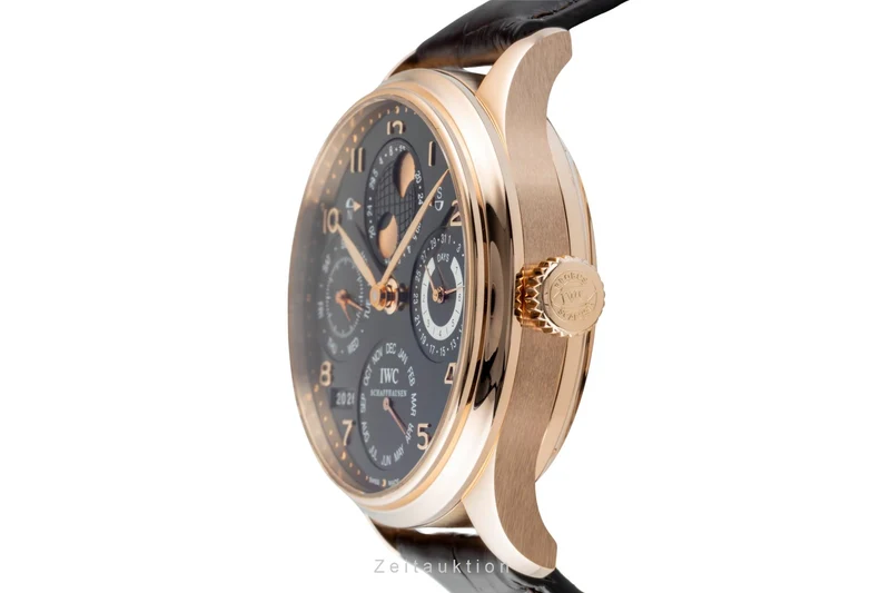 IWC Portugieser 18 ct red gold automatic men's watch IW502122 LP: 56900EUR [2601827]
