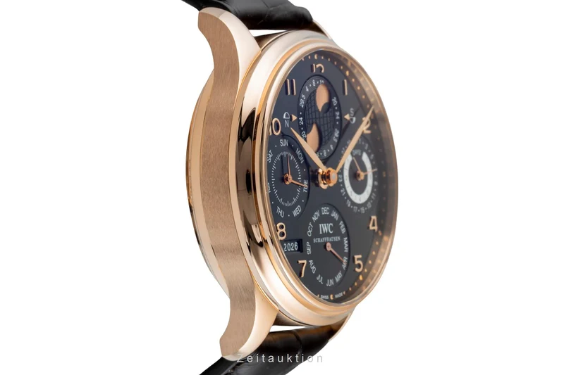 IWC Portugieser 18 ct red gold automatic men's watch IW502122 LP: 56900EUR [2601827]