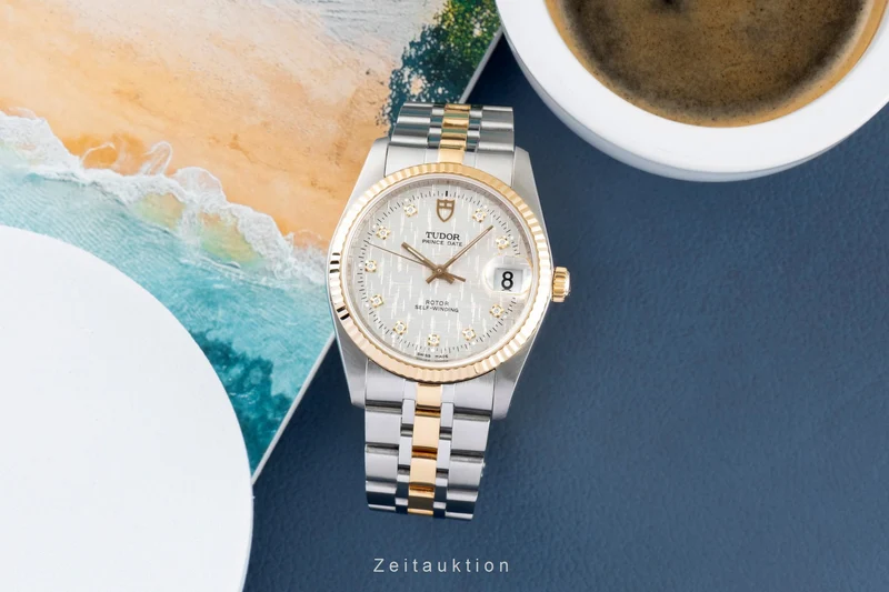 Tudor Prince Date steel / gold automatic men's watch 74033 [2601564]