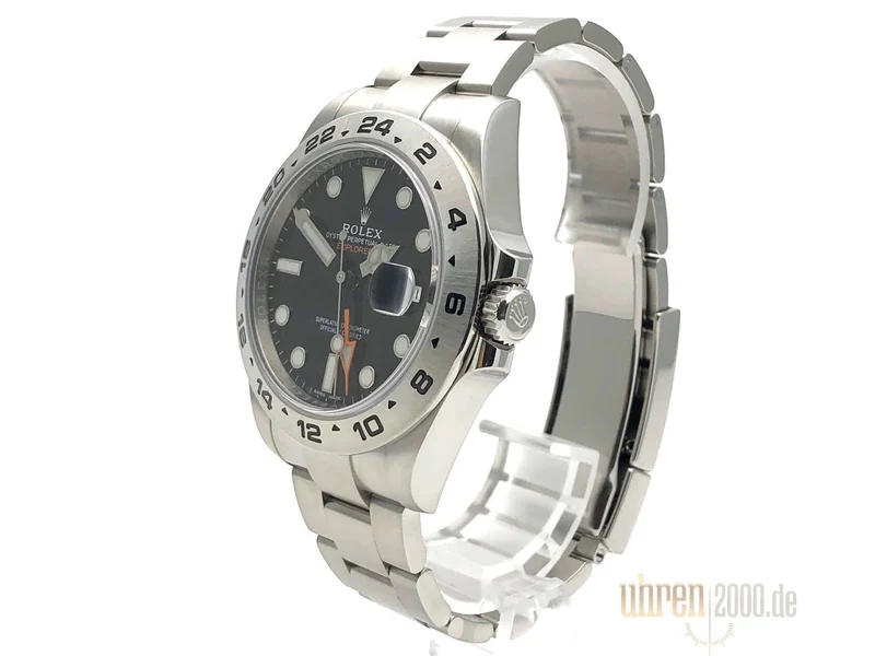 Rolex Explorer II 42 Edelstahl 216570 schwarzes Zifferblatt aus 2020