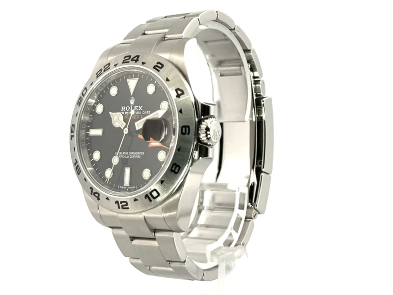 Rolex Explorer II 42 Edelstahl 216570 Schwarz