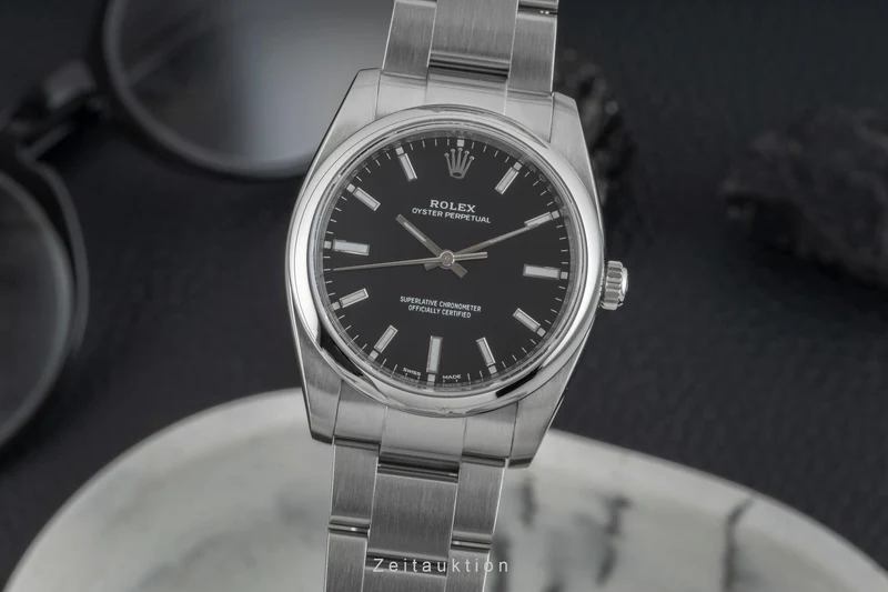 Rolex Oyster Perpetual steel automatic men's watch 114200 [2601389]