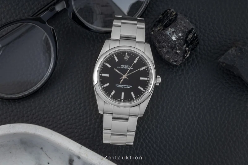 Rolex Oyster Perpetual steel automatic men's watch 114200 [2601389]