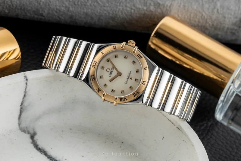 Omega Constellation steel / gold quartz women's watch 1371.71.00 [2601672]
