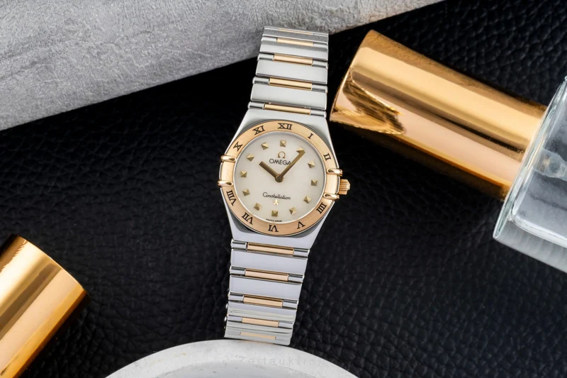 Omega Constellation steel / gold quartz women's watch 1371.71.00 [2601672]