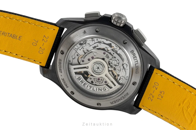 Breitling Avenger chronograph ceramic / titanium automatic men's watch SB0147 LP: 9600EUR [2601727]