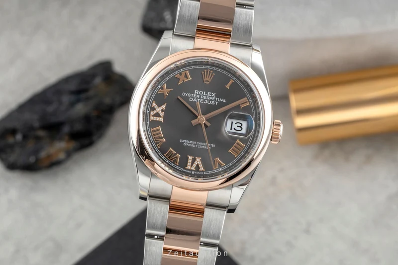 Rolex Datejust steel / gold automatic men's watch 126201 [2601432]