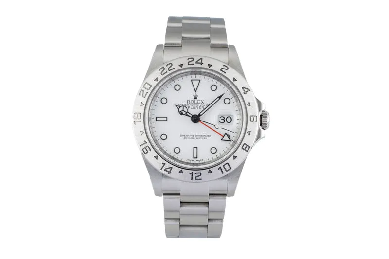Rolex Explorer II steel automatic men's watch 16570T [2601635]