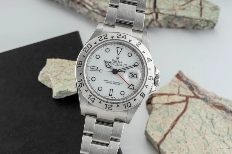 Rolex Explorer II steel automatic men's watch 16570T [2601635]