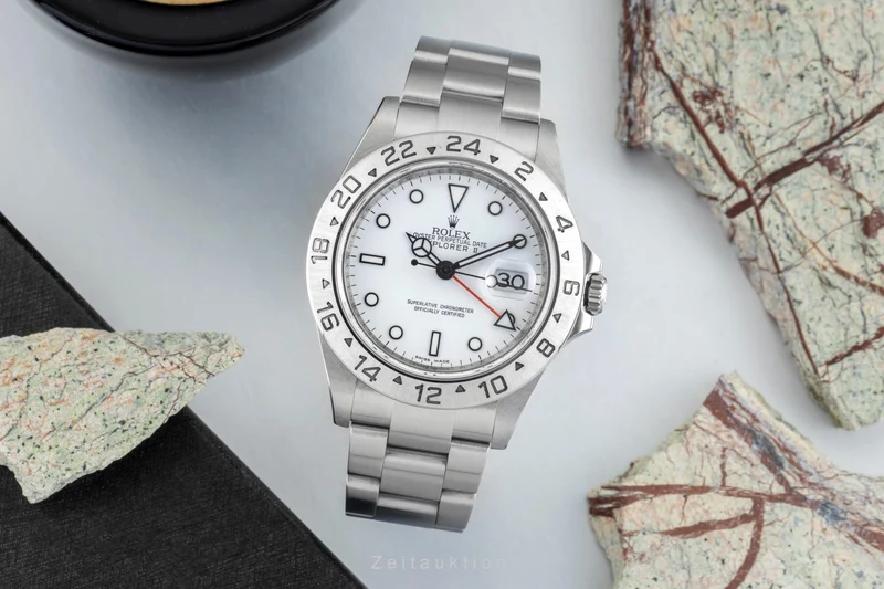Rolex Explorer II steel automatic men's watch 16570T [2601635]