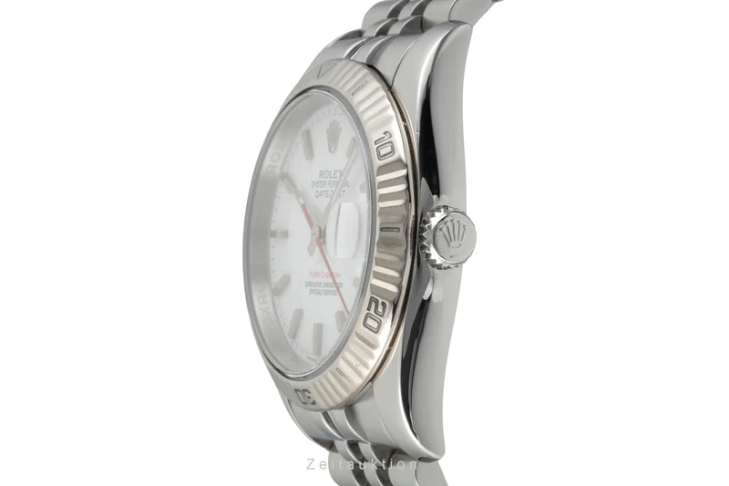 Rolex Datejust Turn-O-Graph steel / white gold automatic men's watch 116264 [2601585]