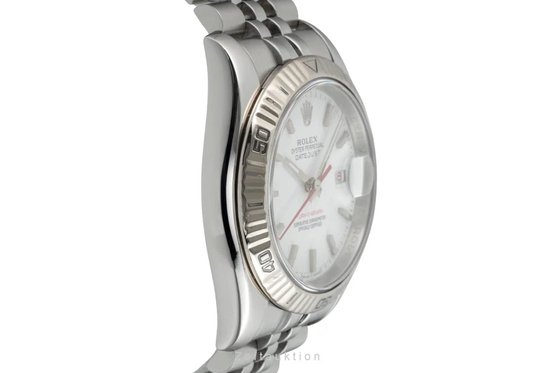 Rolex Datejust Turn-O-Graph steel / white gold automatic men's watch 116264 [2601585]