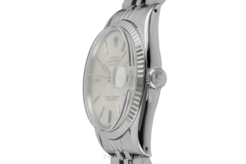 Rolex Datejust steel / white gold automatic men's watch 16014 Vintage [2601476]