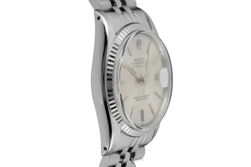 Rolex Datejust steel / white gold automatic men's watch 16014 Vintage [2601476]