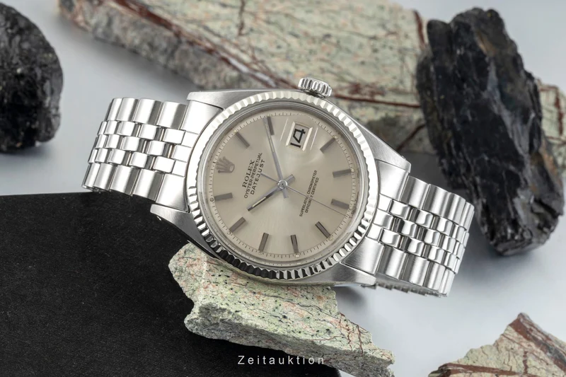 Rolex Datejust steel / white gold automatic men's watch 1601 Vintage [2601408]