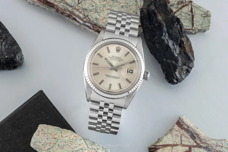 Rolex Datejust steel / white gold automatic men's watch 1601 Vintage [2601408]