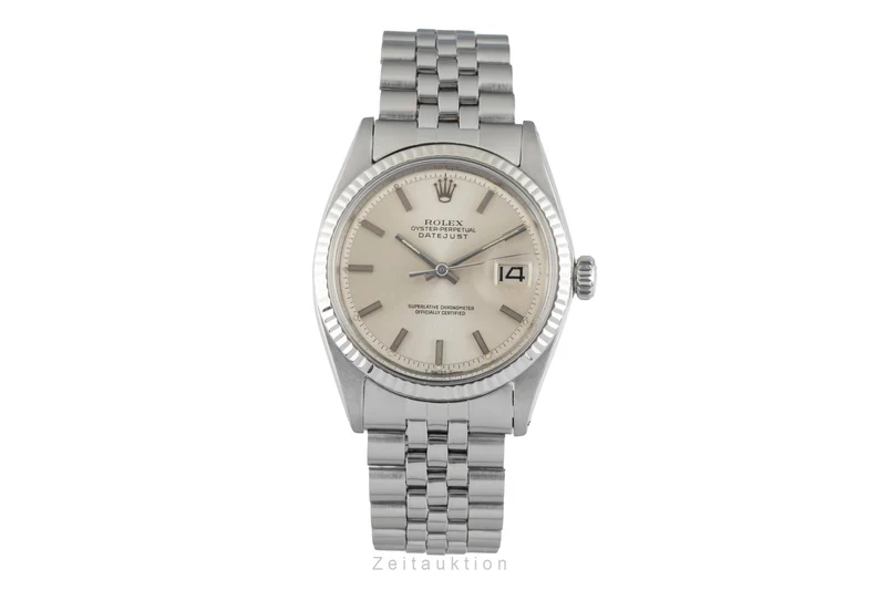 Rolex Datejust steel / white gold automatic men's watch 1601 Vintage [2601408]